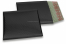Enveloppes à bulles ECO métallisées mat colorées - noir 165 x 165 mm | Paysdesenveloppes.fr
