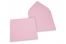 Enveloppes colorées pour cartes de voeux - rose clair, 155 x 155 mm | Paysdesenveloppes.fr