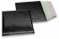 Enveloppes à bulles ECO métallique - noir 165 x 165 mm | Paysdesenveloppes.fr