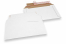 Enveloppes carton ondulé blanc - 190 x 275 mm | Paysdesenveloppes.fr