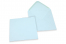 Enveloppes colorées pour cartes de voeux - bleu clair, 155 x 155 mm | Paysdesenveloppes.fr