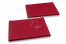 Enveloppes à fermeture Japonaise - 162 x 229 x 25 mm, rouge | Paysdesenveloppes.fr