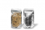 Sachets stand-up métalliques transparents - argent métallisé, 130 x 225 x 70 mm - 500 ml | Paysdesenveloppes.fr