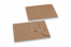 Enveloppes à fermeture Japonaise - 114 x 162 mm, marron | Paysdesenveloppes.fr