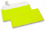 Enveloppes fluo - jaune, sans fenêtre | Paysdesenveloppes.fr