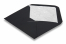 Enveloppes doublées noir - doublure blanc | Paysdesenveloppes.fr