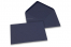 Enveloppes colorées pour cartes de voeux - bleu foncé, 125 x 175 mm | Paysdesenveloppes.fr