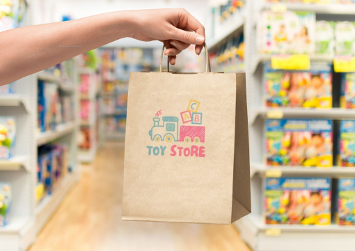  Sacs papier kraft avec anses rondes | Paysdesenveloppes.fr