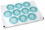 Pastilles adhésives thème communion - mi primera comunión croix bleue | Paysdesenveloppes.fr