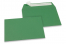Enveloppes papier colorées - Vert foncé, 114 x 162 mm | Paysdesenveloppes.fr