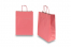 Sacs papier kraft avec anses rondes - rouge velours, 260 x 120 x 350 mm, 90 gr | Paysdesenveloppes.fr