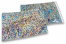 Enveloppes aluminium métallisées colorées - argent holographique 162 x 229 mm | Paysdesenveloppes.fr
