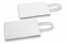 Sacs papier kraft avec anses rondes - blanc, 140 x 80 x 210 mm, 90 gr | Paysdesenveloppes.fr