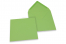 Enveloppes colorées pour cartes de voeux  - vert pomme, 155 x 155 mm | Paysdesenveloppes.fr