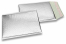 Enveloppes à bulles ECO métallique - argent 180 x 250 mm | Paysdesenveloppes.fr