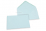 Enveloppes colorées pour cartes de voeux - bleu clair, 114 x 162 mm | Paysdesenveloppes.fr