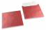 Enveloppes de couleurs nacrées - Rouge, 155 x 155 mm | Paysdesenveloppes.fr