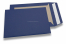 Enveloppes dos carton colorées - Blue foncé | Paysdesenveloppes.fr
