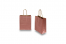Sacs papier kraft avec anses rondes - rouge métallisé, 180 x 80 x 220 mm, 90 gr | Paysdesenveloppes.fr