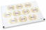 Pastilles adhésives thème fête - geslaagd | Paysdesenveloppes.fr