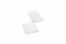 Enveloppes blanches transparentes - 125 x 125 mm | Paysdesenveloppes.fr