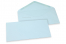 Enveloppes colorées pour cartes de voeux - bleu clair, 110 x 220 mm | Paysdesenveloppes.fr