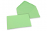 Enveloppes colorées pour cartes de voeux - vert menthe, 125 x 175 mm | Paysdesenveloppes.fr