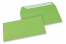 Enveloppes papier colorées - Vert pomme, 110 x 220 mm | Paysdesenveloppes.fr