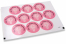 Pastilles adhésives thème communion - la mia prima comunione croix rose | Paysdesenveloppes.fr