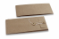 Enveloppes à fermeture Japonaise - 110 x 220 x 25 mm, kraft brun | Paysdesenveloppes.fr