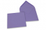 Enveloppes colorées pour cartes de voeux - violet, 155 x 155 mm | Paysdesenveloppes.fr