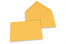 Wenskaart enveloppen gekleurd - goudgeel, 114 x 162 mm | Paysdesenveloppes.fr