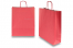 Sacs papier kraft avec anses rondes - rouge, 320 x 120 x 410 mm, 100 gr | Paysdesenveloppes.fr