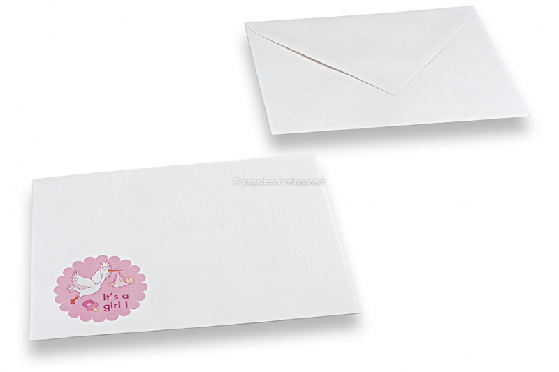 Enveloppes transparentes avec confettis multicolores  Annonce naissance,  Annonce naissance originale, Enveloppe