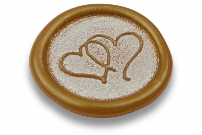 Sceaux en cire - Coeurs
