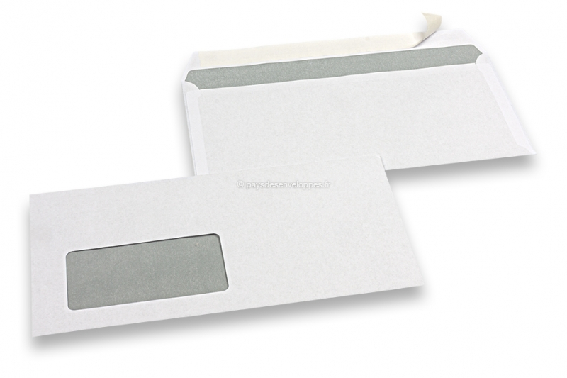 Enveloppes blanches 110 x 220 (avec ou sans fenêtre).