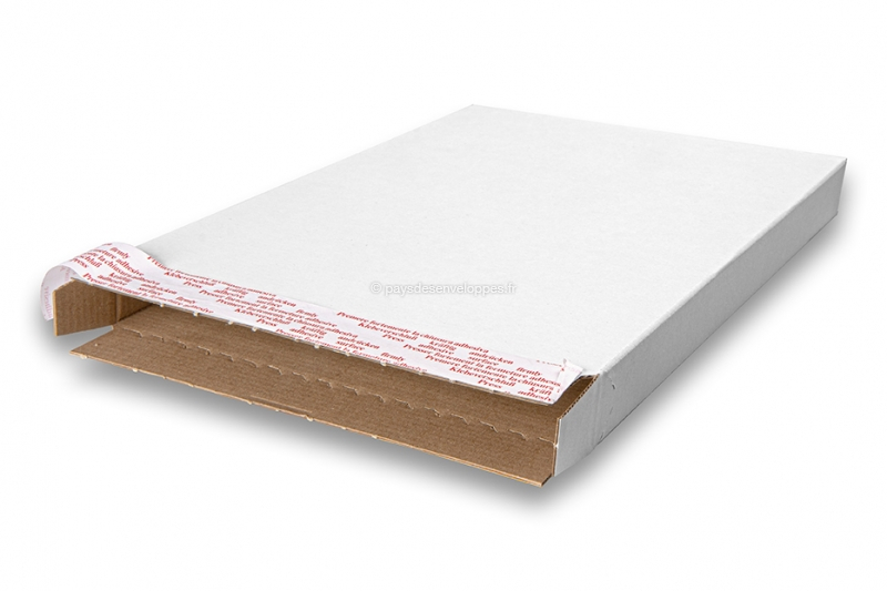 Boîte postale avec bande adhésive - blanc