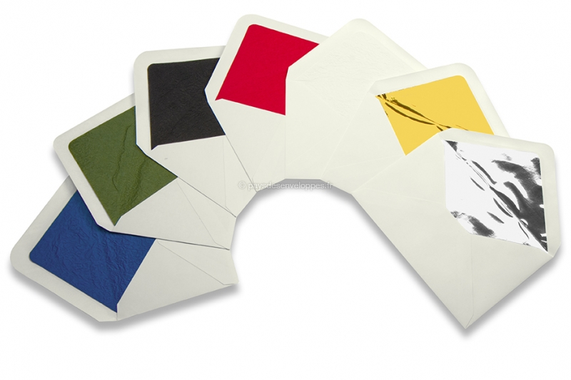 Enveloppes Carrées Luxe - 200 pièces - Ivoire / Crème - 14x14 - 110grms - 2  x 100