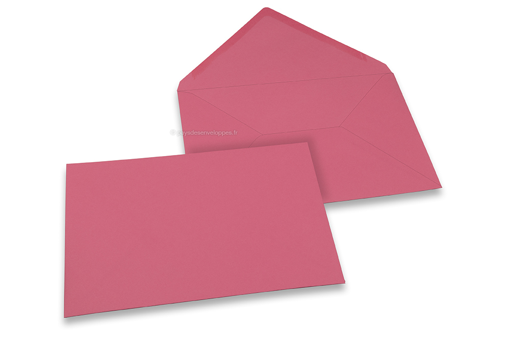 Enveloppes colorées pour cartes de voeux - rose, 162 x 229 mm