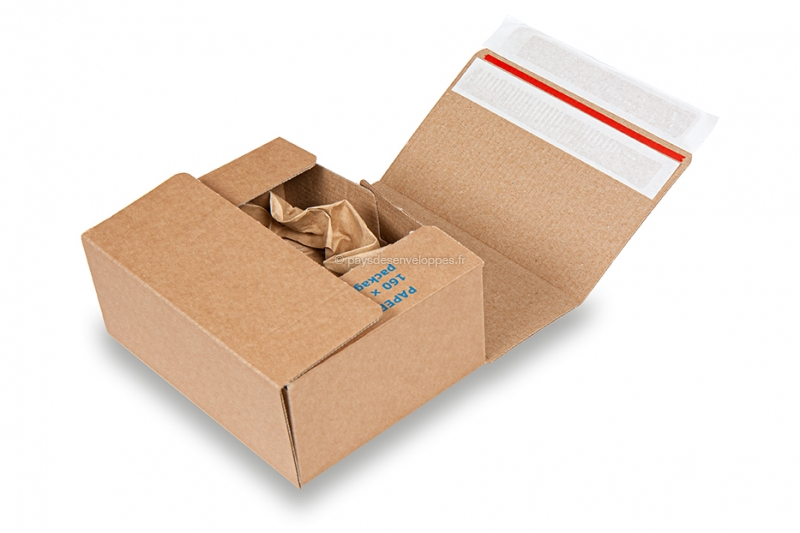 Carton Paperpac avec papier calage
