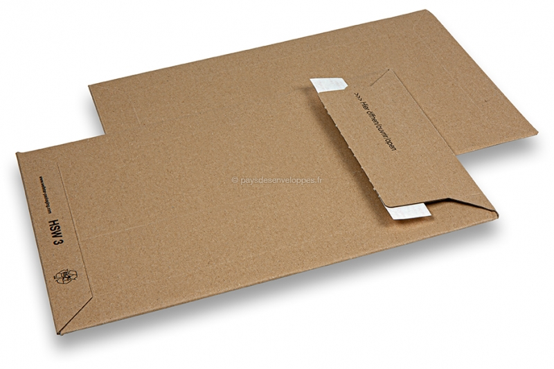 Enveloppes d'expédition BBA Emballages e-commerce Lot de 25 Pochettes d'expédition carton 25 x 20 cm 