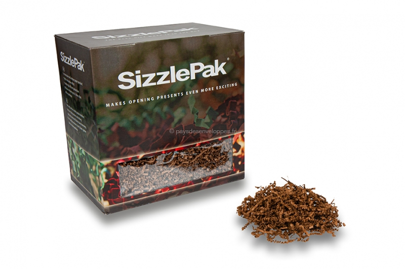 Frisure de Calage SizzlePak - Marron (1.25 kg), 80 grs. papier