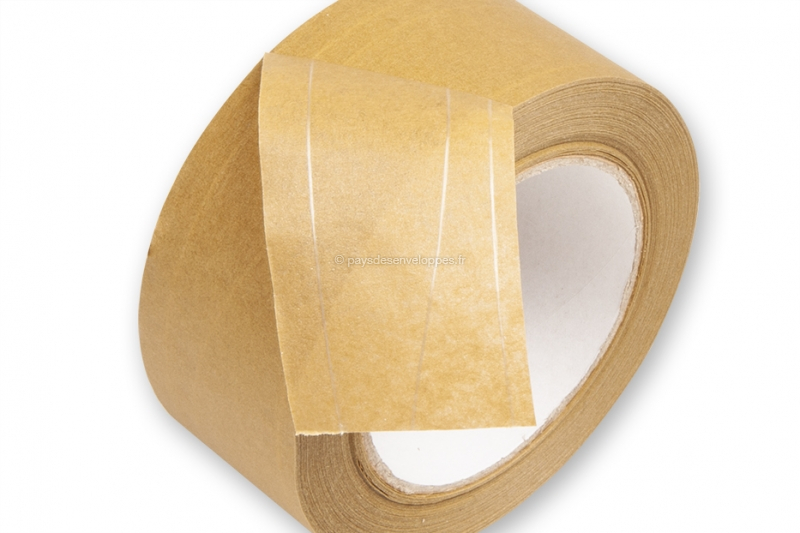 Rubans adhésif papier kraft blanc 80gr/m² 7,5cmx50 M par 6 - RETIF