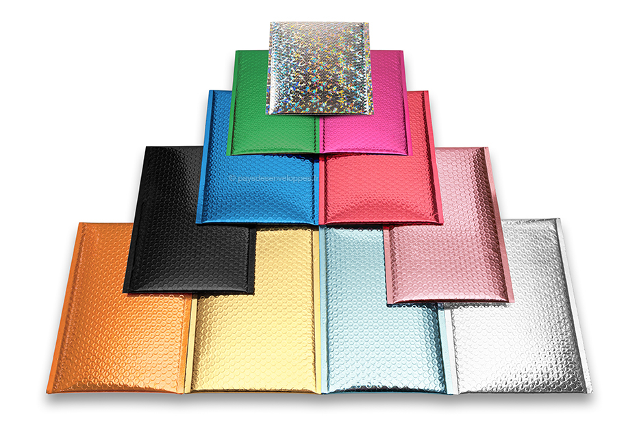 Enveloppes à bulles ECO métallique