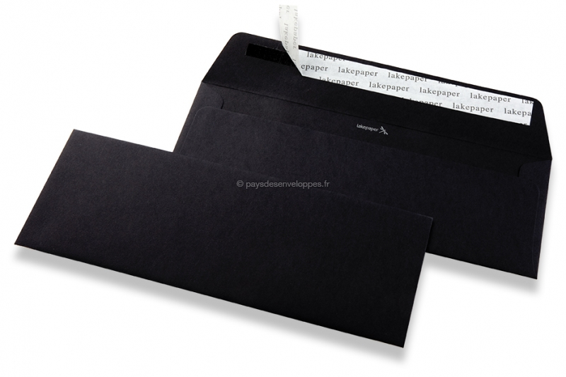 Gmund Lakepaper enveloppes The Kiss - Noir: Hair