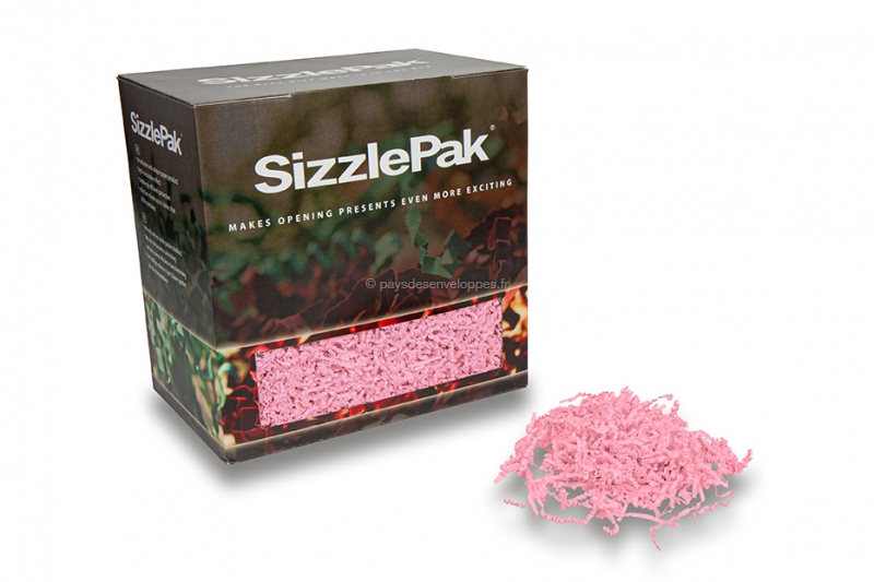 Frisure de Calage SizzlePak - Rose clair (1.25 kg), 80 grs. papier