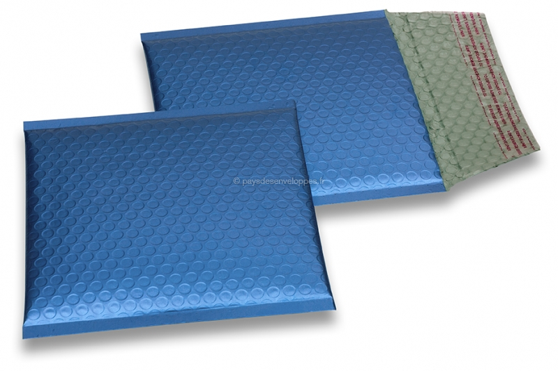 Enveloppes à bulles ECO métallisées mat colorées en ligne !
