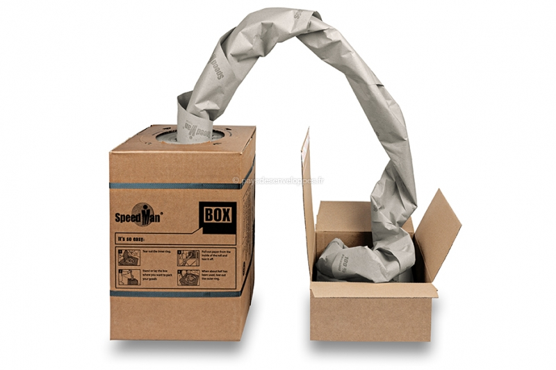 Papier de remplissage de boîte Speedman 450 mètres de papier écologique  dans une boîte