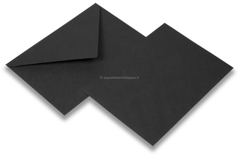 Enveloppe cartonnée noire de protection pour tirages photographiques