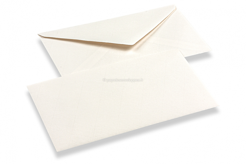 Enveloppes papier vergé - blanc